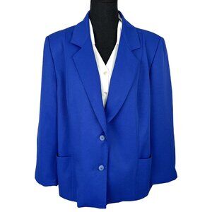 Vintage 80s D’Allaird’s Blue Classic Blazer